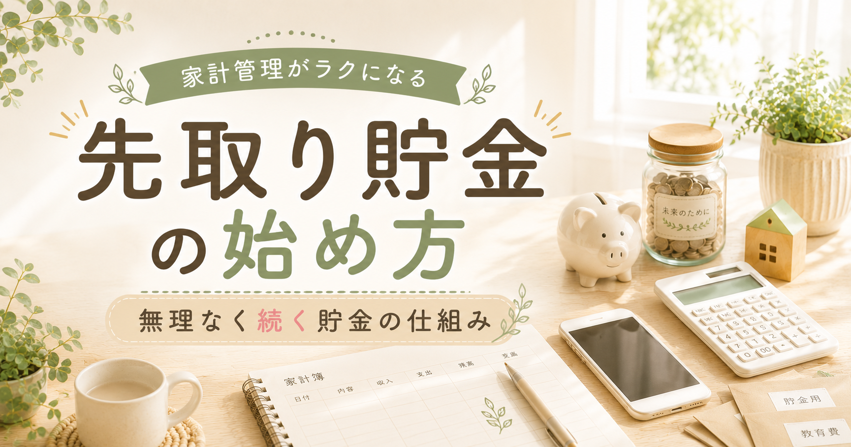 家計管理がラクになる先取り貯金の始め方｜初心者でも無理なく続くコツを徹底解説