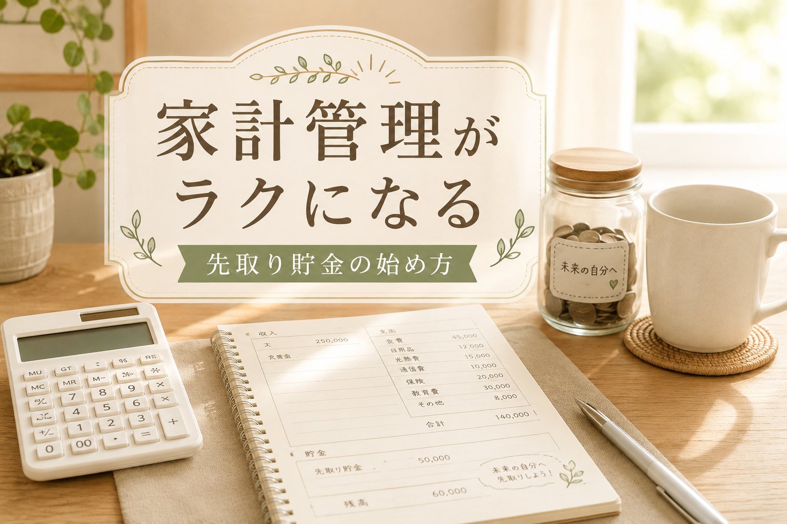家計管理がラクになる先取り貯金の始め方｜初心者でも無理なく続くコツを徹底解説